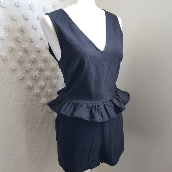 ASOS  Black Ruffle Romper - Picture 2 of 12